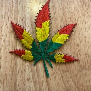 Red Gold Green Leaf patch