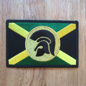 Trojan Jamaica flag patch