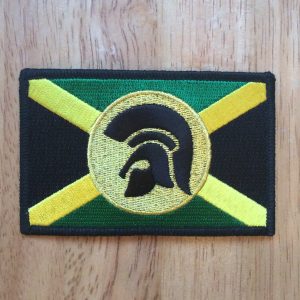 Trojan Jamaica flag patch
