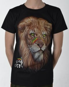 Rasta lion tshirt