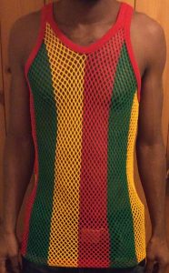 Rasta string vest