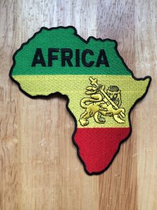 Africa Lion flag patch