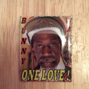 Bunny Wailer handmade badge - One Love