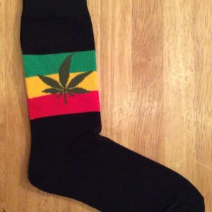 Rasta Leaf socks