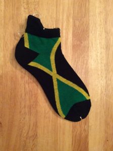 Jamaica flag ankle/trainer sock