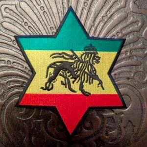 Large Rasta Lion patch
