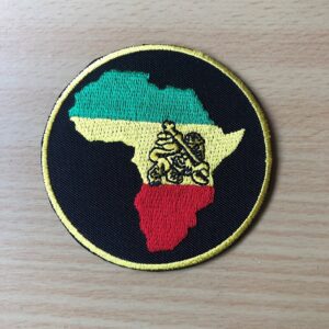 Round Africa map patch