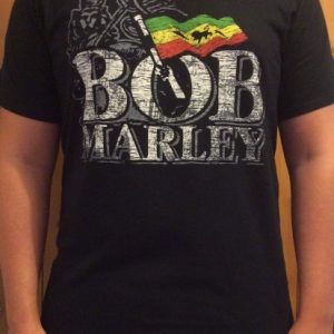 Bob Marley/Lion Flag tshirt