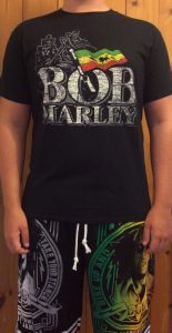Bob Marley/Lion Flag tshirt