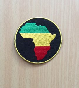Round Africa map patch