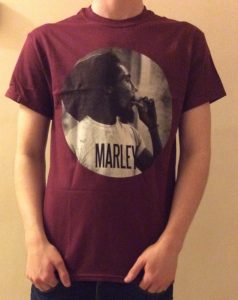 Bob Marley circle tshirt