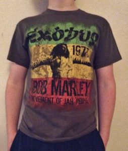 Exodus Bob Marley tshirt - Brown