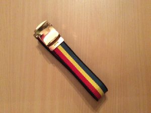 Plain Rasta stripe belt (Reversible)