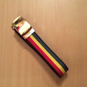 Plain Rasta stripe belt (Reversible)