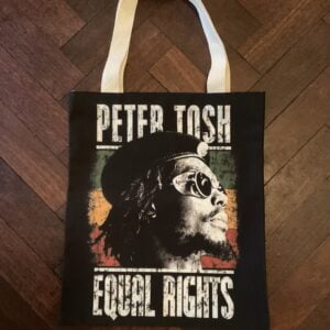 Peter Tosh fabric tote bag