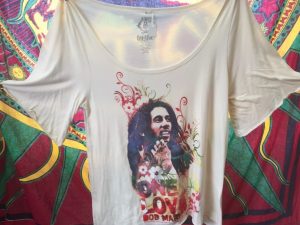 Bob Marley scoop neck top