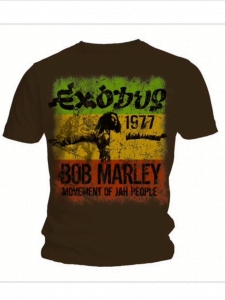 Exodus Bob Marley tshirt - Brown