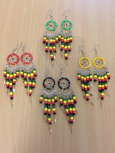 Dream catcher earrings