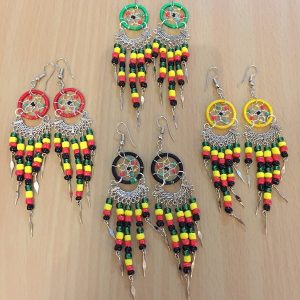 Dream catcher earrings