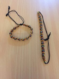 Haematite friendship bracelet - style 1