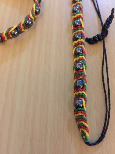 Haematite friendship bracelet - style 1
