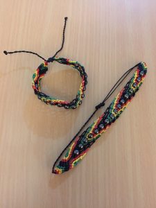 Haematite friendship bracelet - style 2