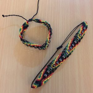 Haematite friendship bracelet - style 2