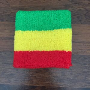 Rasta stripe sweatband