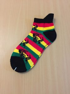 Bob Marley ankle socks - black