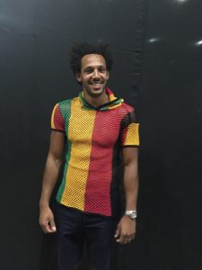String Top with hood - Rasta