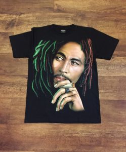 Bob Marley smoking tshirt