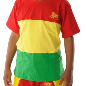 Childrens Rasta stripe tshirt