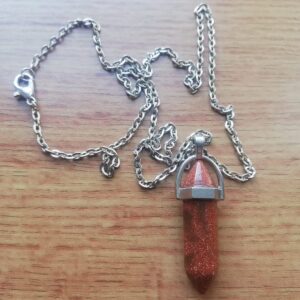 Goldstone Crystal necklace