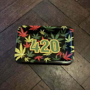 420 Cannabis leaf tray