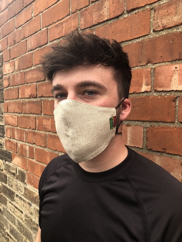 Hemp Jamaica flag face mask - Image 2