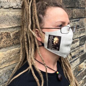 Hemp Selassie face mask