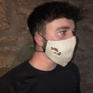 Hemp lion of judah face mask