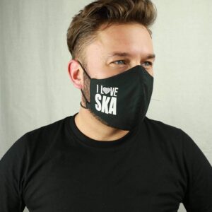 I Love Ska face mask