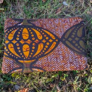 Handmade Africa cloth print bag