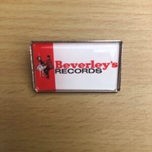 Beverley's Records pin badge