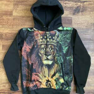 Rasta Lion Crown Hoodie