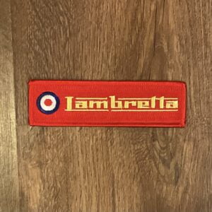 Lambretta bar patch-red