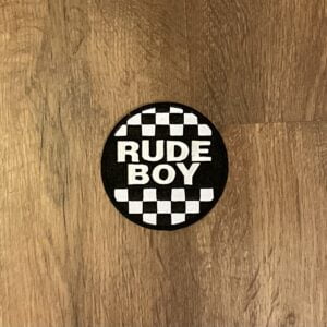 Rude boy round ska patch