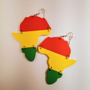 Jointed Africa Rasta Earrings