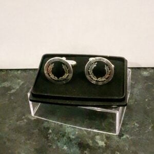 Fred Perry Silver Laurel Cufflinks