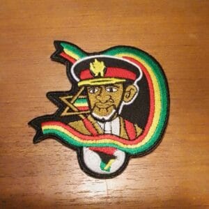 His Majesty/Rasta Ribbon patch