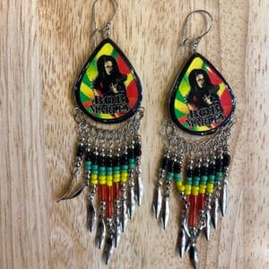 Bob marley cascade earrings