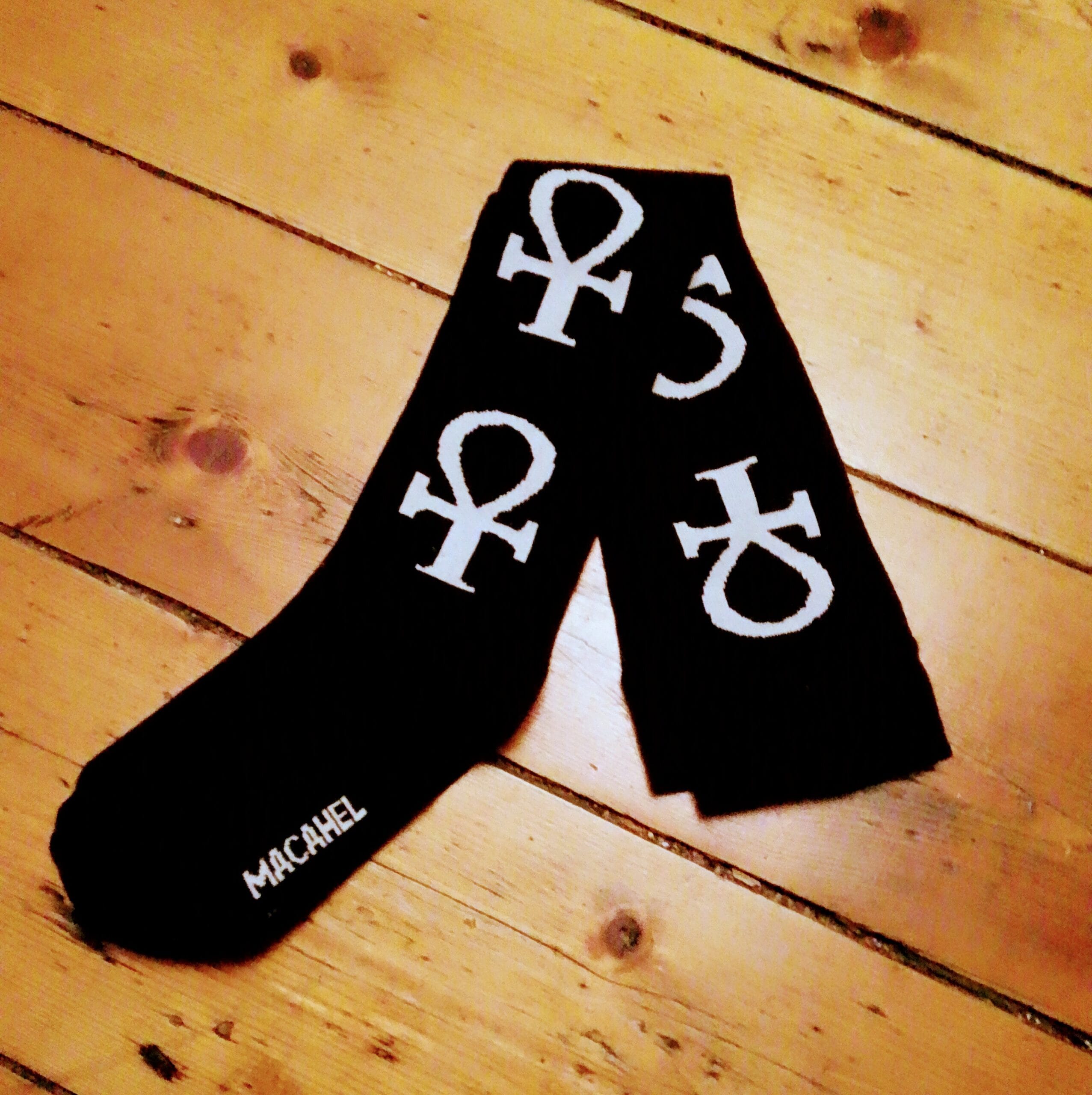 Ankh over the knee socks