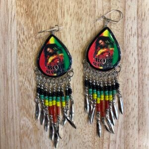 Bob Marley cascade earrings