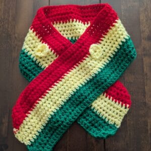 Handmade Rasta Neck Scarf
